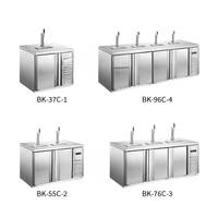 Commercial Draft Beer Kegerator — Undercounter Back Bar Cooler image preview