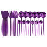 24-Piece Stainless Steel Cutlery Set image preview