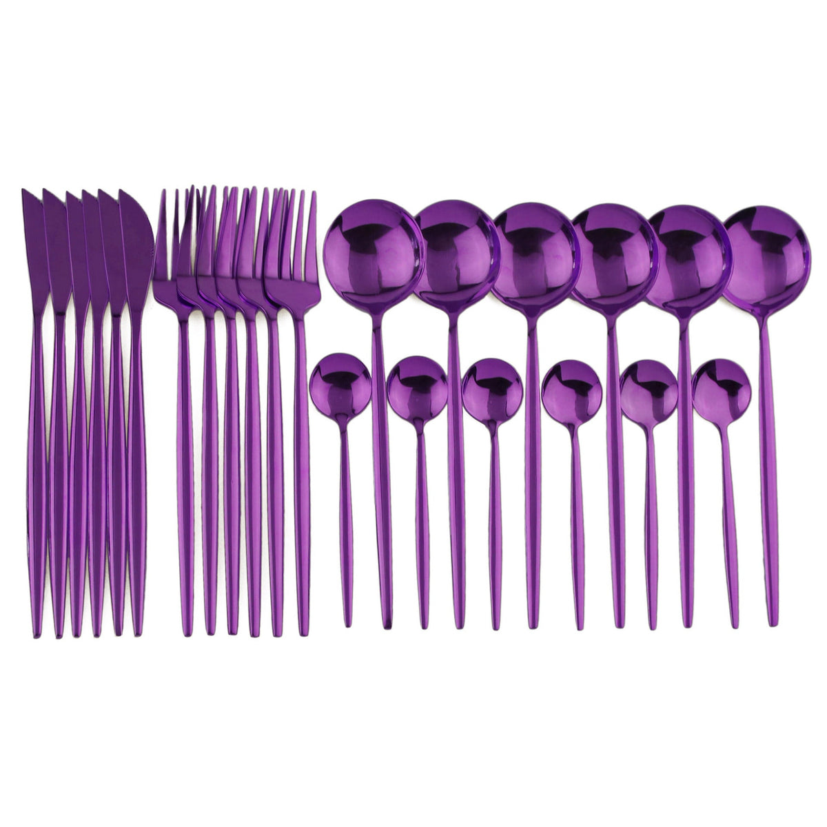 24-Piece Stainless Steel Cutlery Set