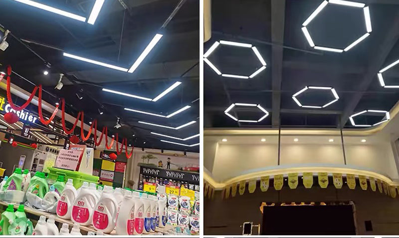 Linear LED Pendant Light — Modular Aluminum Profile