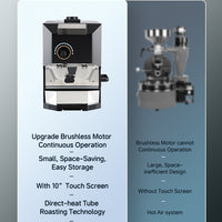 Commercial Electric Coffee Roaster — 1 kg, Touchscreen Control image preview