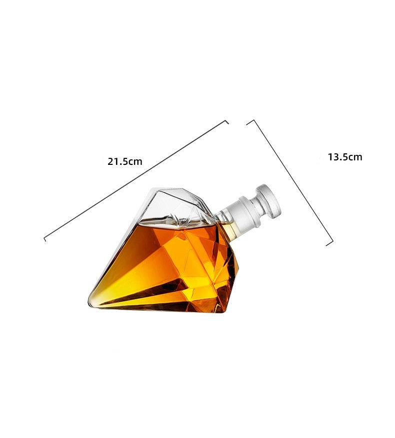 Diamond Design Whiskey Glass Set — Borosilicate