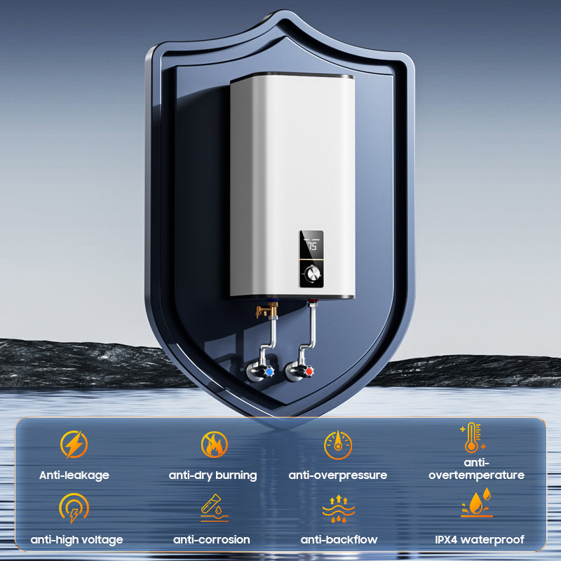 Electric Storage Water Heater — Enamel Tank, 10–100 L
