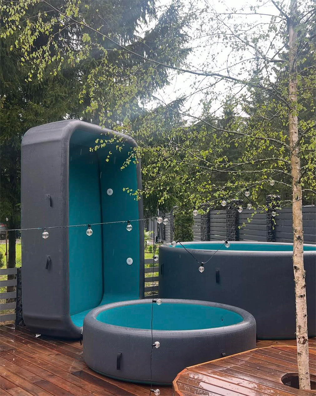 Inflatable Drop-Stitch Swimming Pool — Round & Rectangular