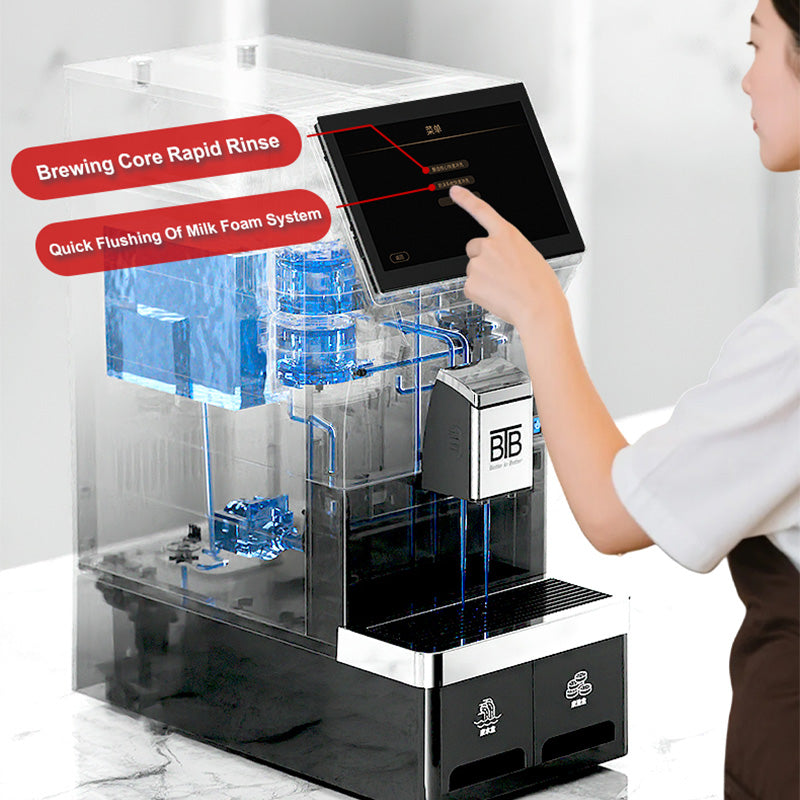Commercial Bean-to-Cup Coffee Machine with 10.1" Touchscreen