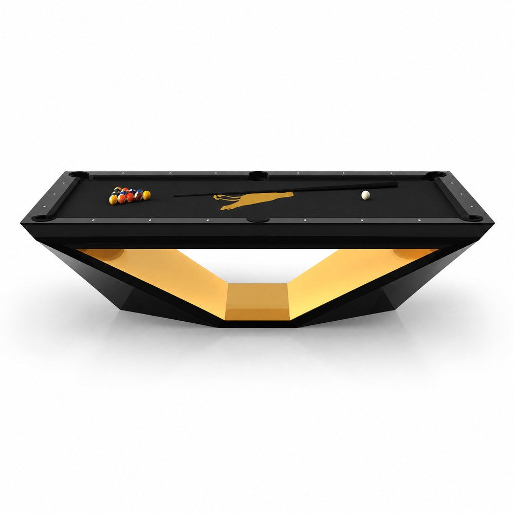 Billard 3 en 1 ardoise, table à manger — bois massif