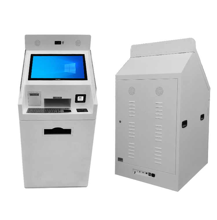 Touch-Screen Self-Service Kiosk — Inquiry, Ticketing & A4 Printing