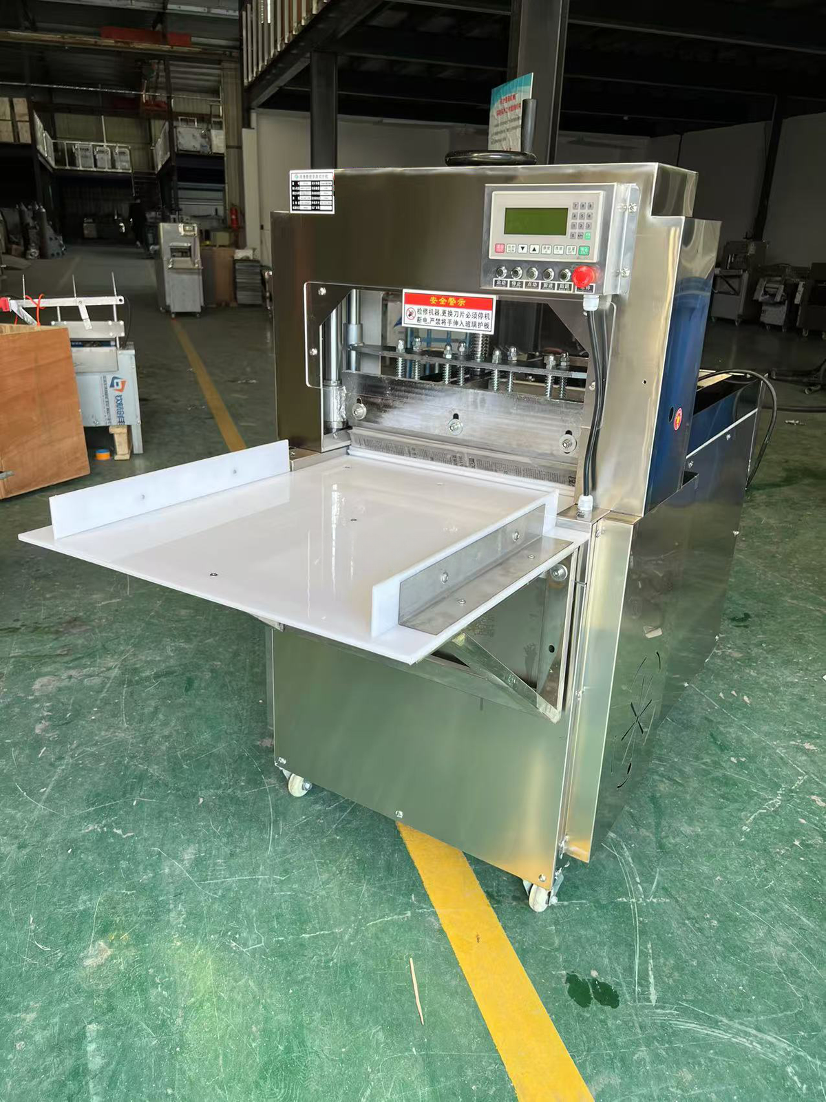 Frozen Meat Roll Cutting Machine — Automatic Beef & Mutton Slicer
