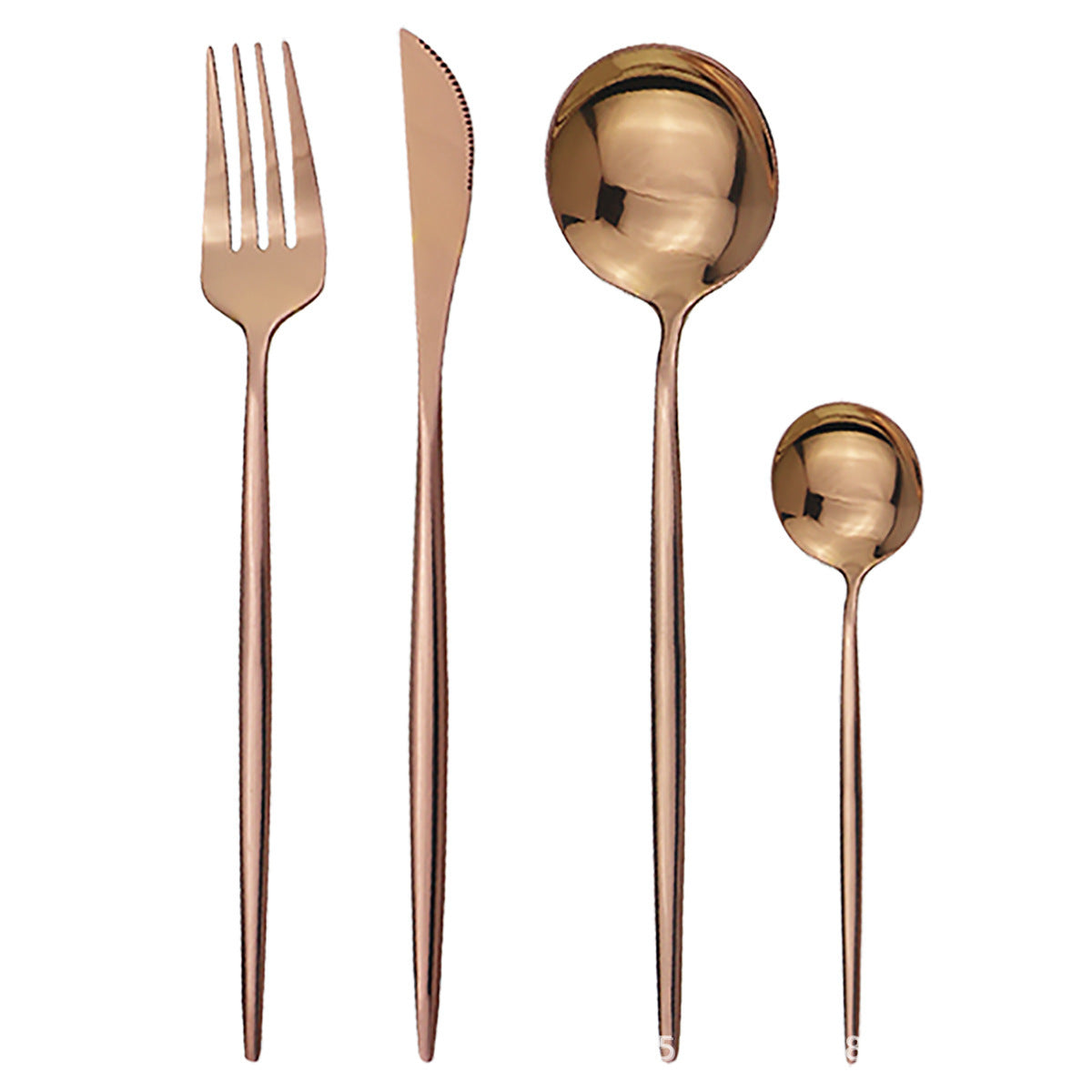 Stainless Steel Cutlery Set - 24 Pieces