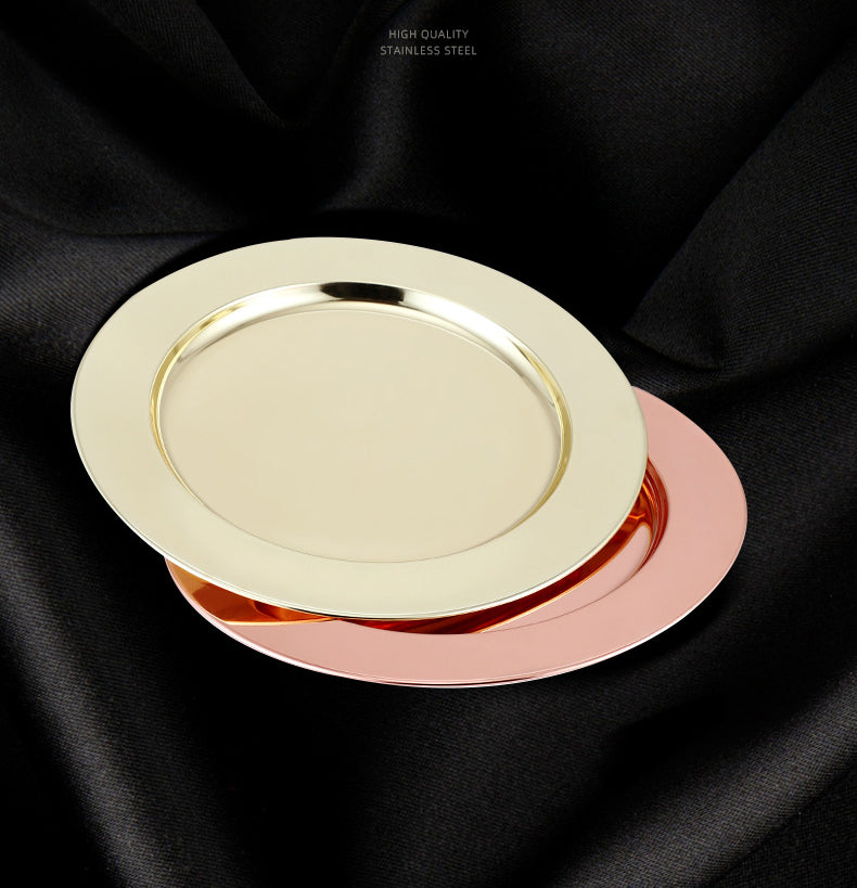 Metal Charger Plate — Stainless Steel Underplate