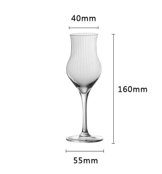 Tulip Crystal Cocktail Glass — Short & High