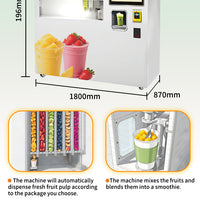 Commercial Frozen Fruit Smoothie Vending Machine — 32" Touchscreen image preview
