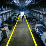 Adjustable Yellow Safety Laser Projector — Boundary Warning Marking