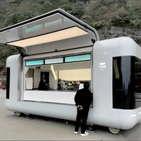 Commercial Mobile Food Trailer with Full Kitchen — BBQ &amp; Bar image preview