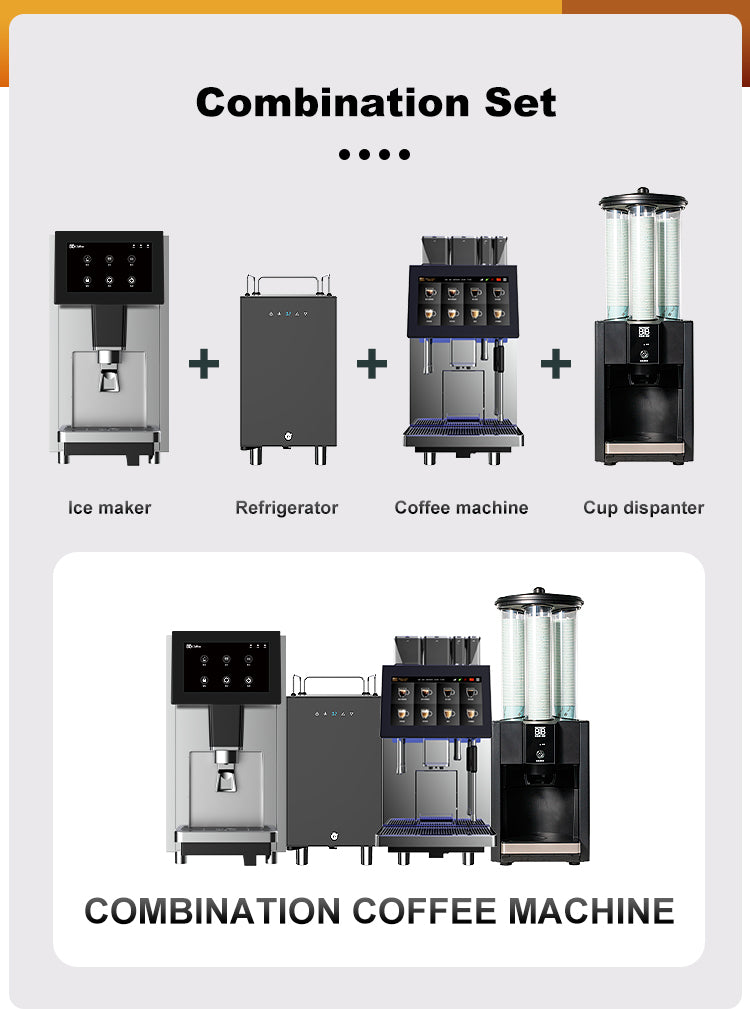 Commercial Bean-to-Cup Coffee Machine with 10.1" Touchscreen