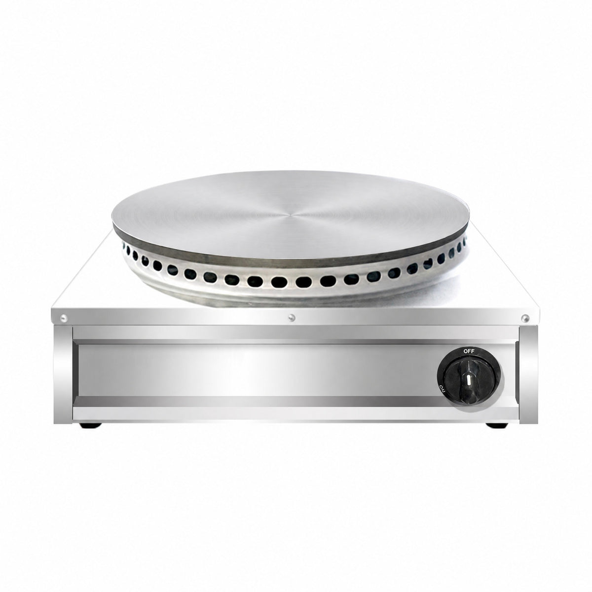 Commercial Gas Rotating Crepe Maker — 400 mm Single Plate