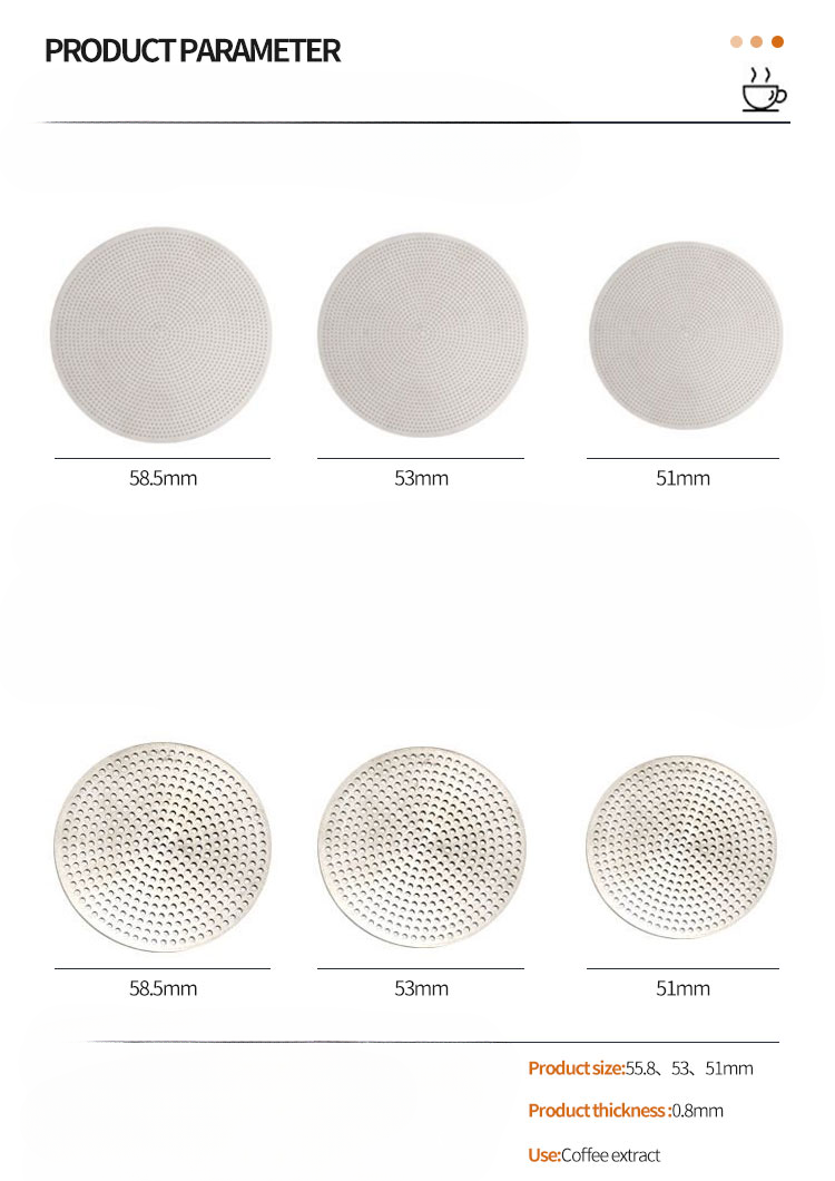 Bottomless Espresso Portafilter Basket — 304 Stainless Steel