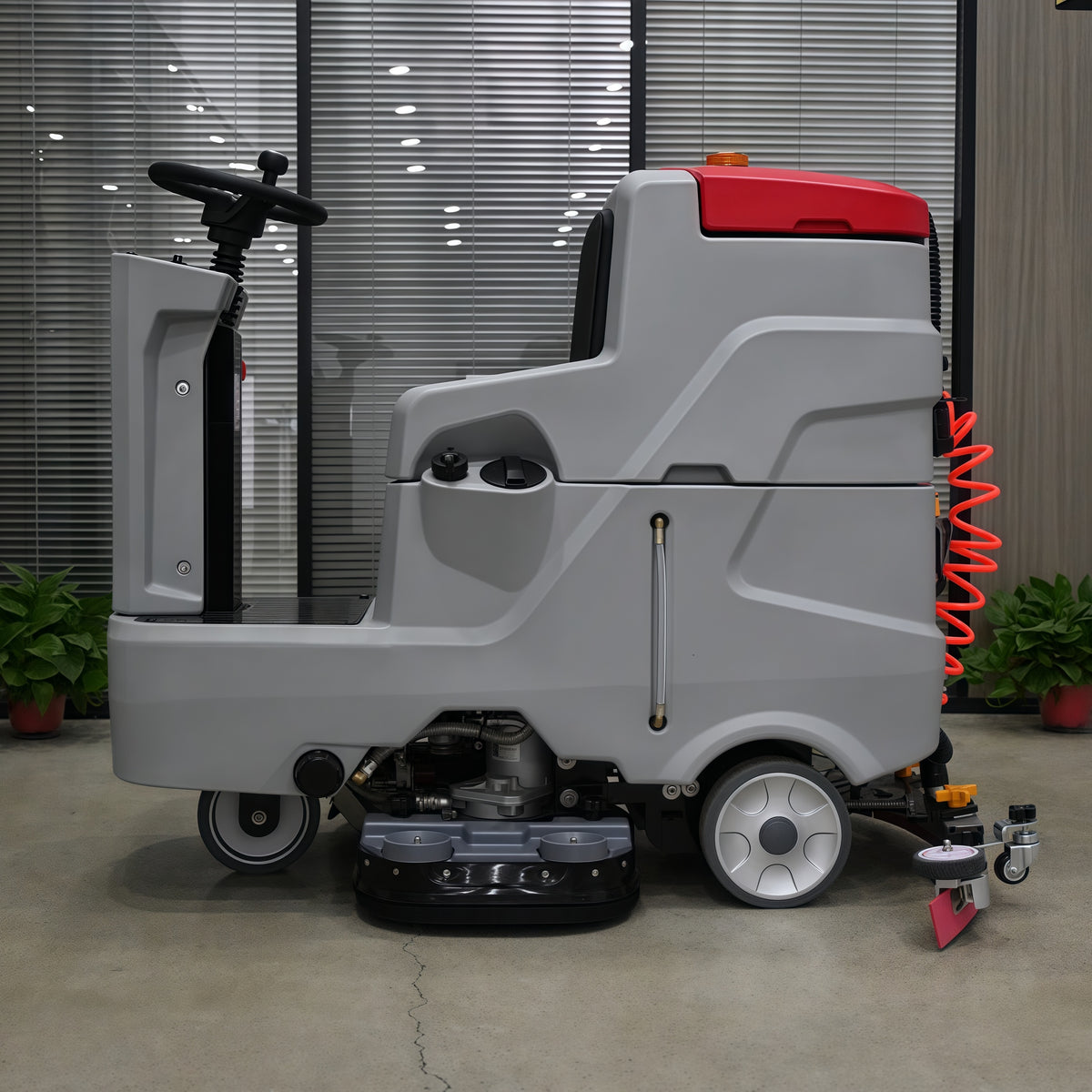 Ride-On Industrial Floor Scrubber — 1118 mm Cleaning Path