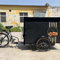 Electric Cargo Tricycle Coffee Bike — Mobile Food Cart image preview