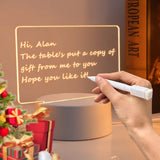 3D Acrylic LED Night Light — USB Warm-White Decorative Lamp