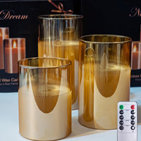 Flameless LED Candles with Remote — 3-Piece Set image preview