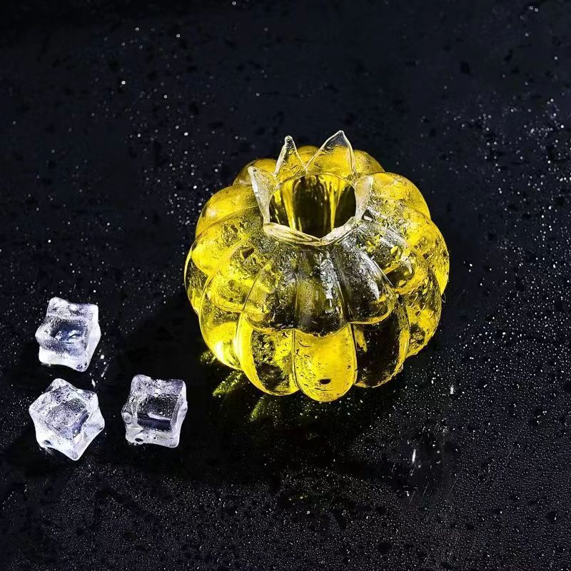 Elegant Pumpkin Cocktail Glass