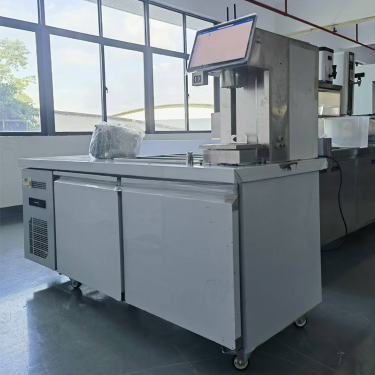 Automatic Bubble Tea Machine with Refrigerated Counter