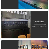 Self-Serve Beer Tap Dispenser with Built-In Refrigeration — 16-Keg image preview