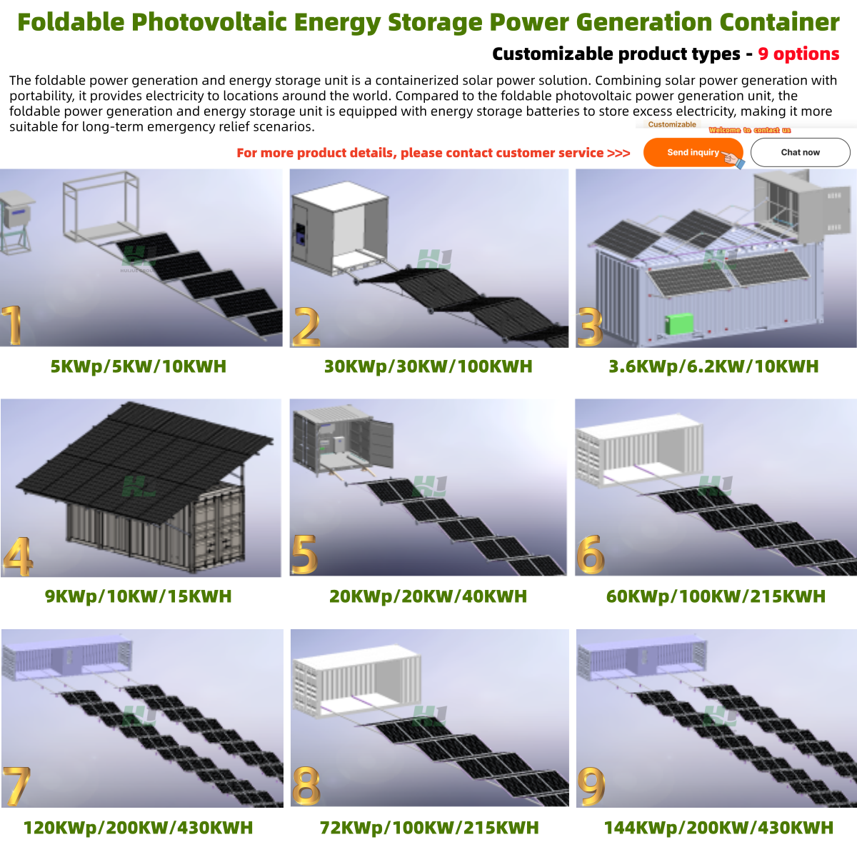 Mobile Solar Power Station — Foldable Off-Grid Storage Container