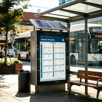 Solar-Powered Outdoor Advertising Light Box — Vertical Floor-Standing image preview