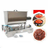 Semi-Automatic Piston Filling Machine — Heated Hopper & Agitator