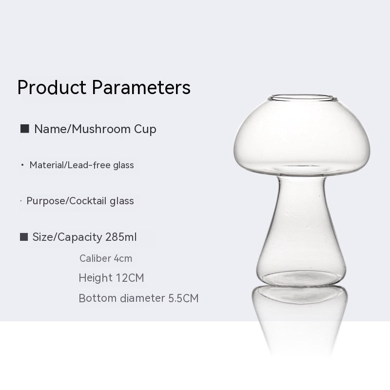 Elegant Mushroom Cocktail Glasses