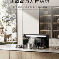 Downdraft Island Range Hood with Recirculation Filtration and Tabletop Lifting image preview