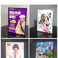 Slim LED Menu Light Box — Aluminum Snap Frame, A2 image preview