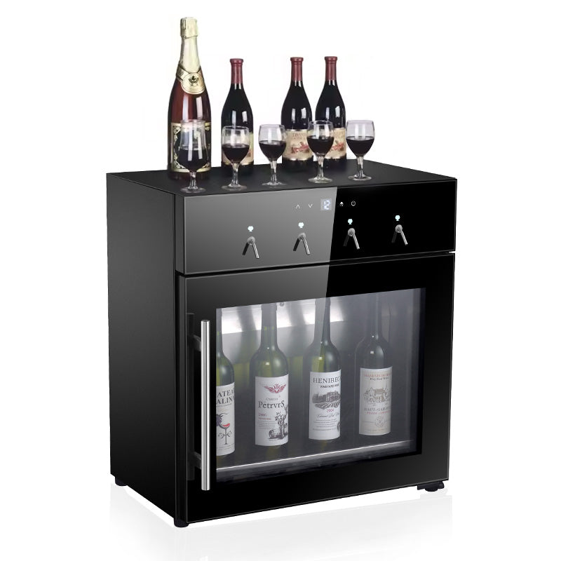 4-Bottle Wine Dispenser with LED Touch Screen — Argon Preservation