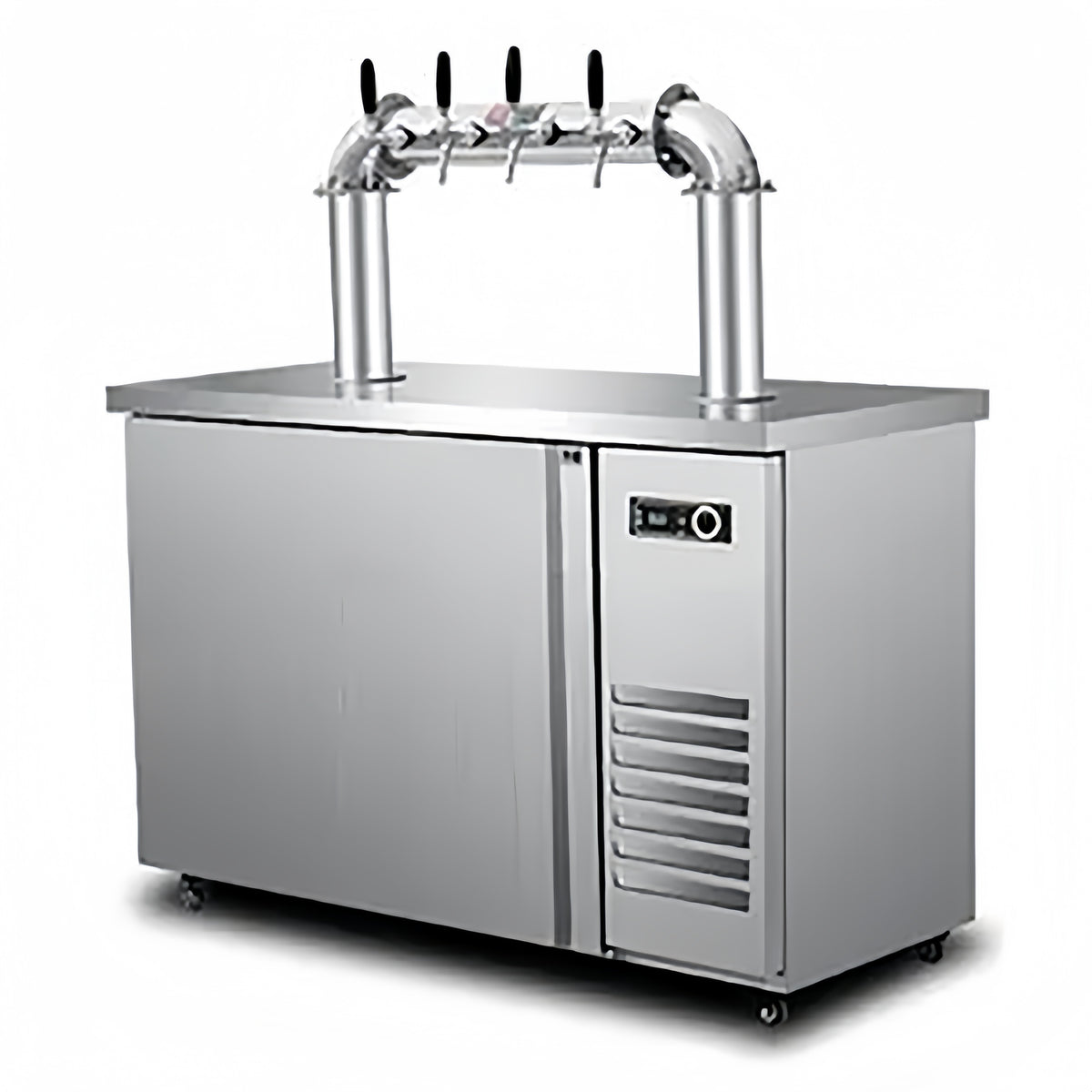 Commercial Draft Beer Dispenser — Air-Cooled Kegerator with Tap