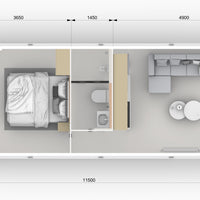Aluminum Houseboat with Outboard Motor — 11.5 m image preview