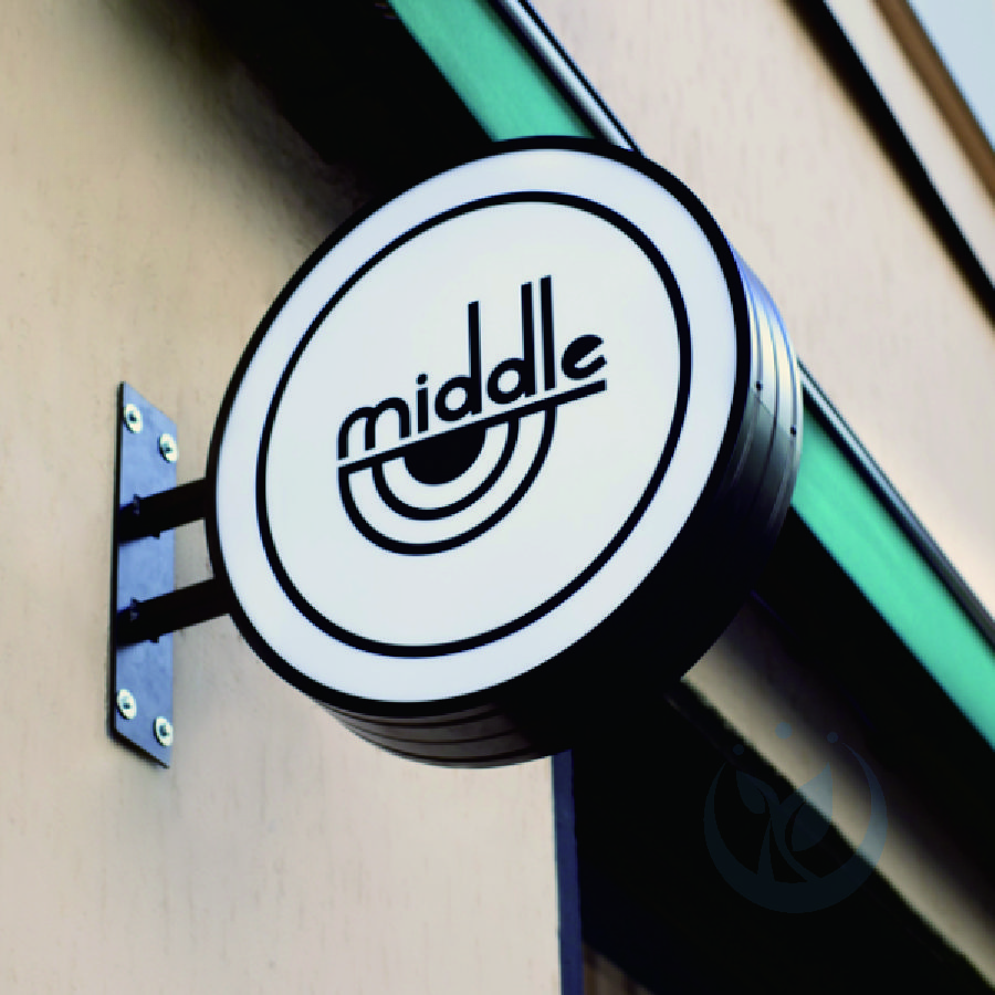 Custom Round LED Light Box Sign — Outdoor & Storefront