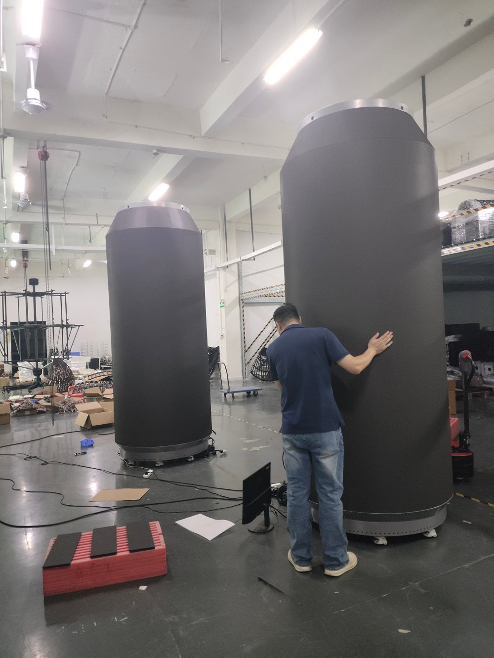 Cylindrical Can-Shaped LED Display — Custom Digital Signage Column