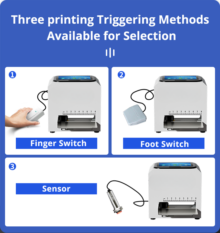 Benchtop Static Inkjet Coder — 600 DPI Touchscreen