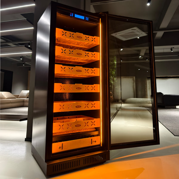 Armoire à cigares professionnelle à compresseur — 320 L