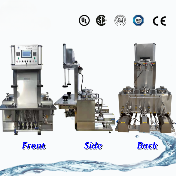 Semi-Automatic Beer Keg Washer & Filler