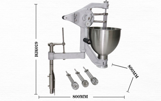 Commercial Electric Donut Making Machine — Countertop Fryer with 3 Molds