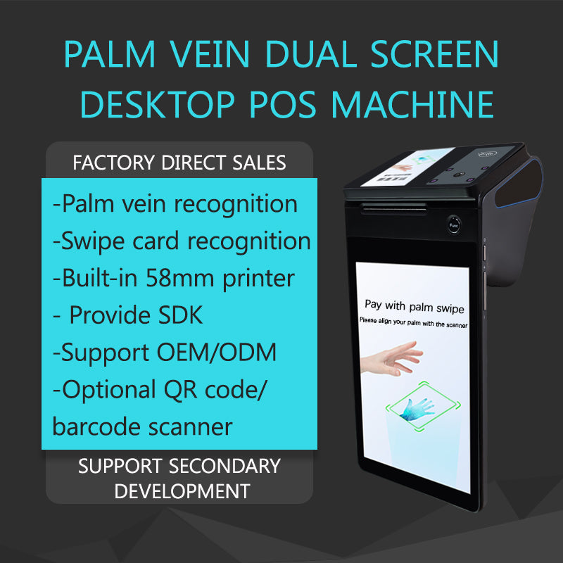 All-in-One Handheld POS Terminal with Palm Vein Payment