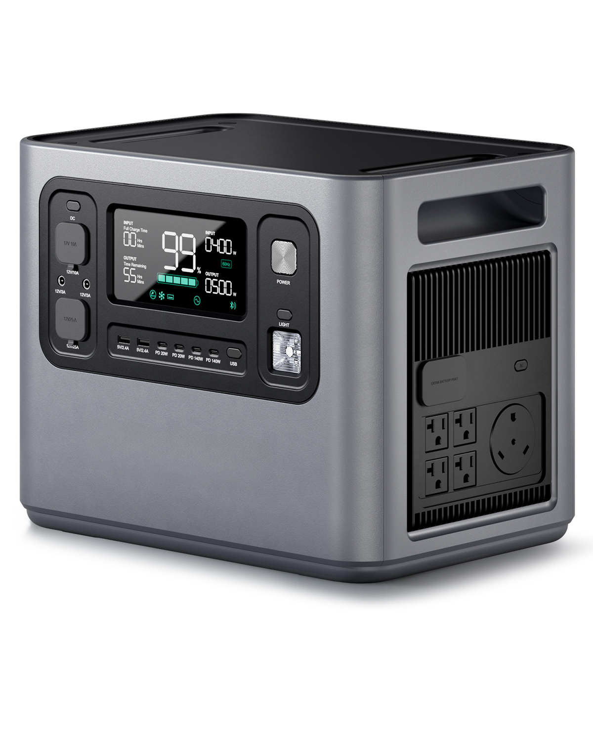 Portable Power Station — 2048–10240Wh LiFePO4 Solar Generator