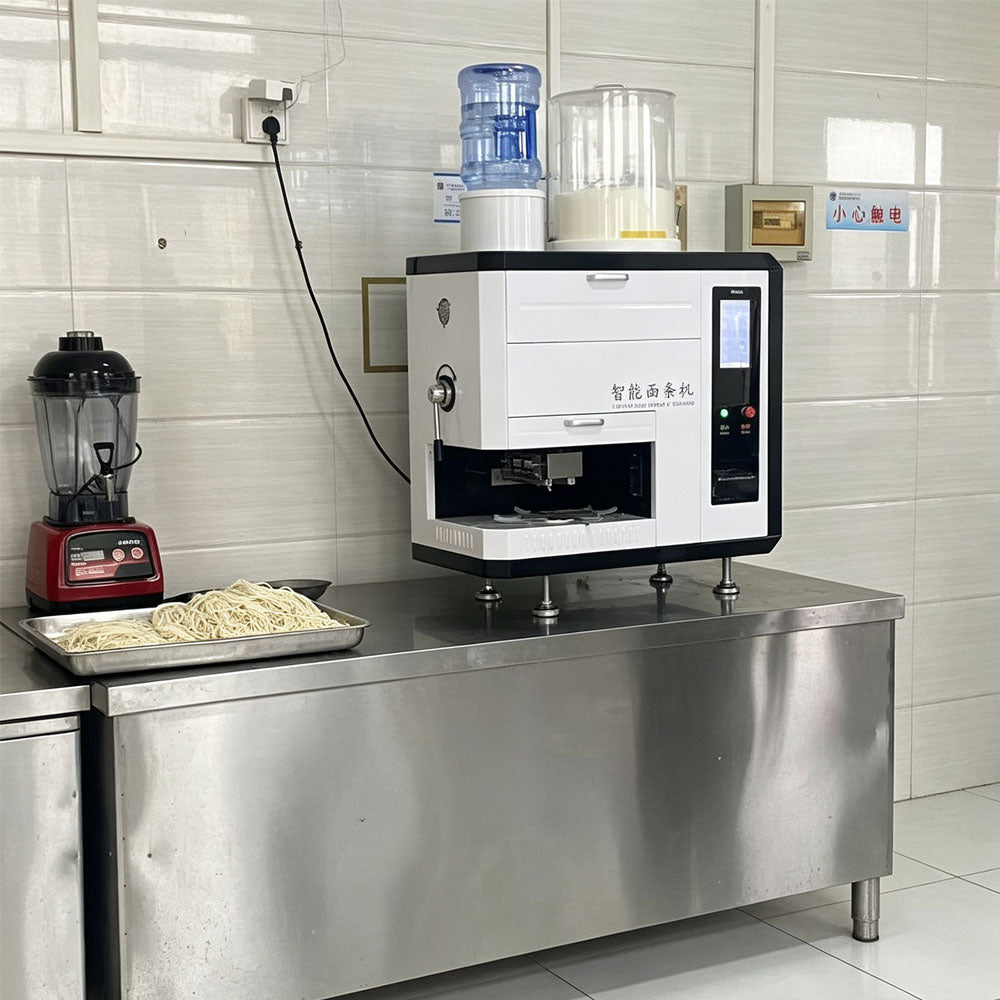 Commercial Automatic Fresh Noodle Machine — Stainless Steel