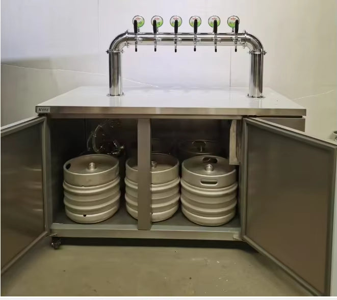 Commercial Draft Beer Kegerator (4, 6 & 8 Tap)