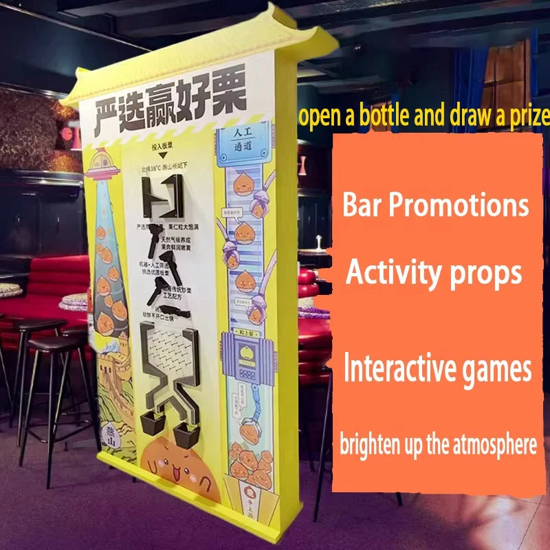 Open-Lid Prize Game — Interactive Bar & Promo Arcade Machine