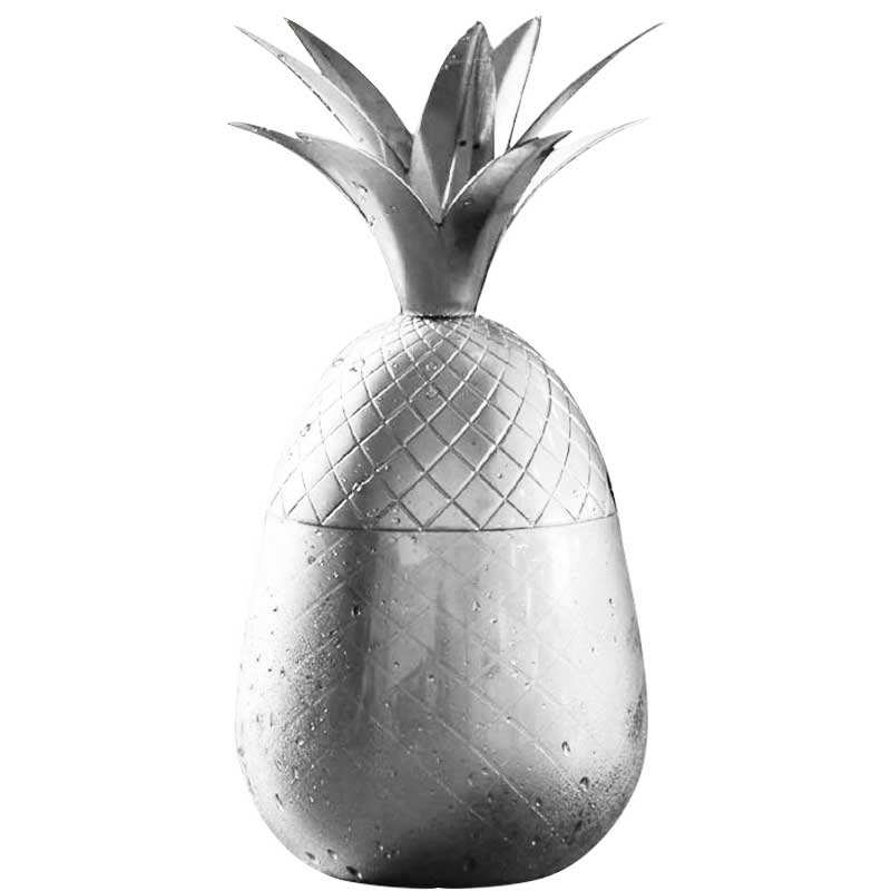 Pineapple Stainless Steel Cocktail Glasses, custom logo printing Available