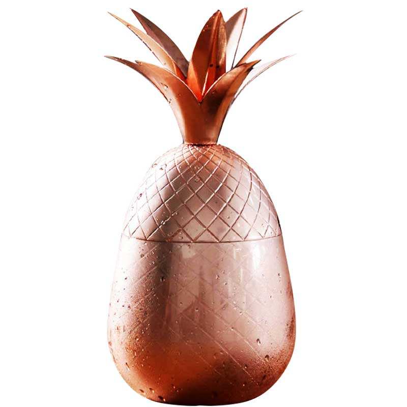 Pineapple Stainless Steel Cocktail Glasses, custom logo printing Available